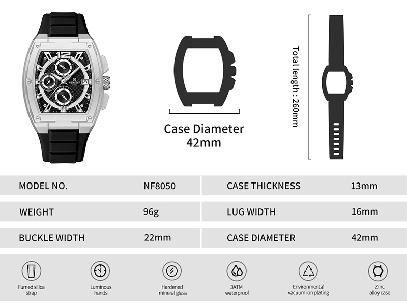 NF8050-watch-Specifications